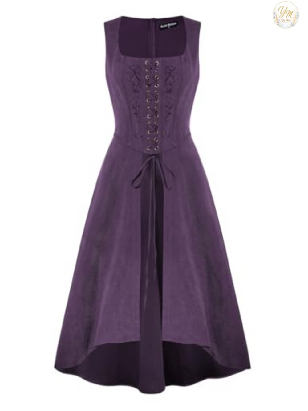 Renaissance Faire Costume Dress Overdress Embroidered Women